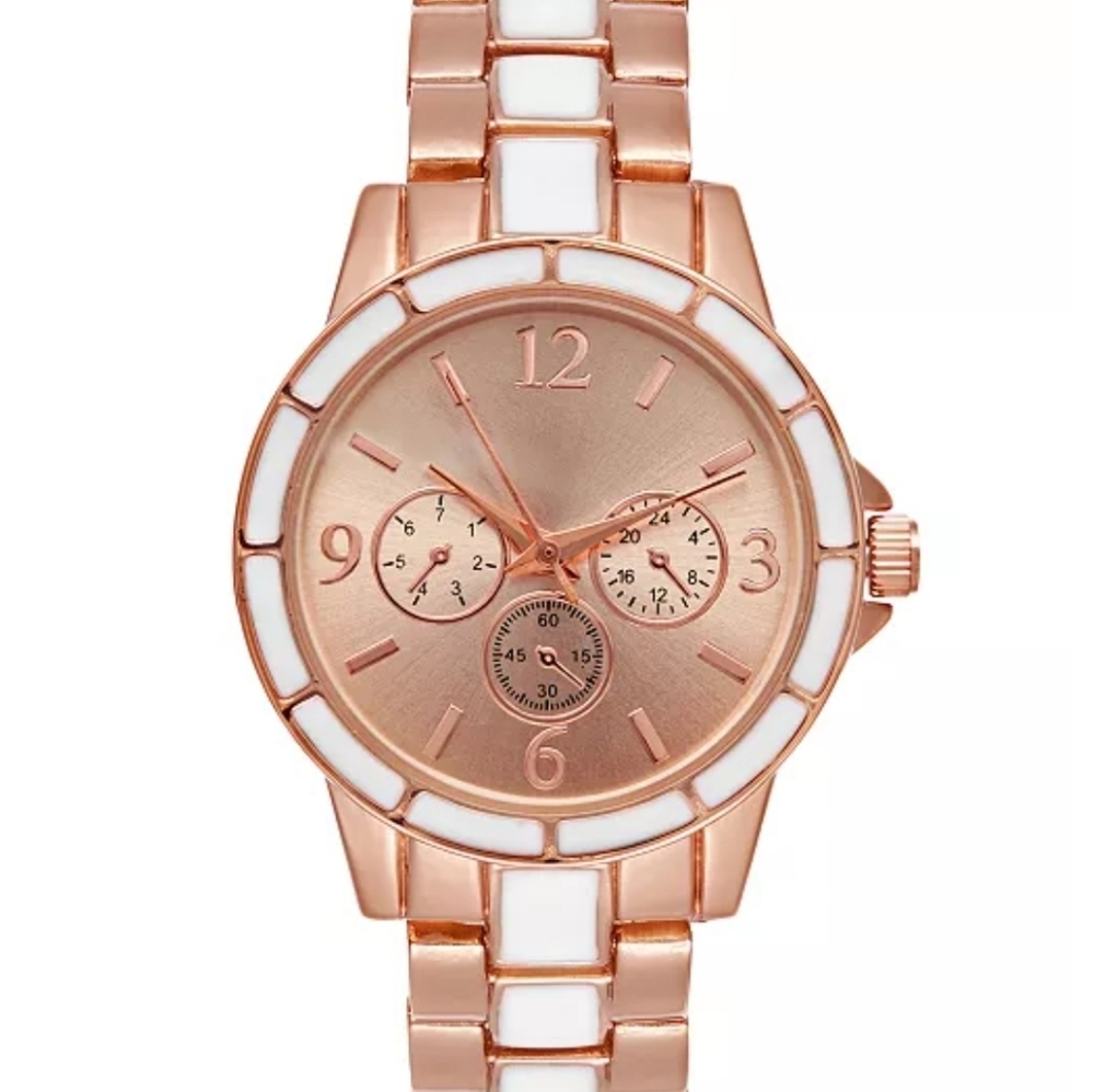 Charter Club Women's Two-Tone Bracelet Watch 34mm